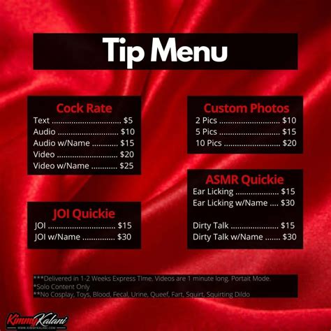 chaturbate tip menu ideas|How To Make A Tip Menu On Chaturbate Profile